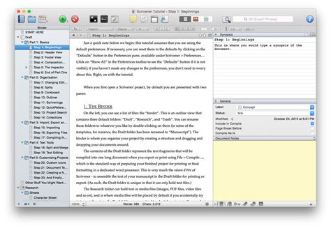 Novel Writing Software For Mac